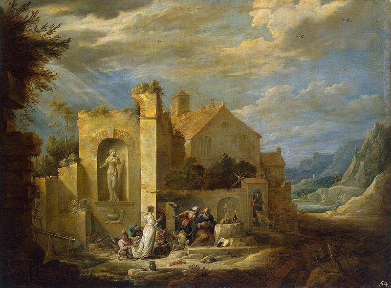 David Teniers the Younger Temptation of St Antony